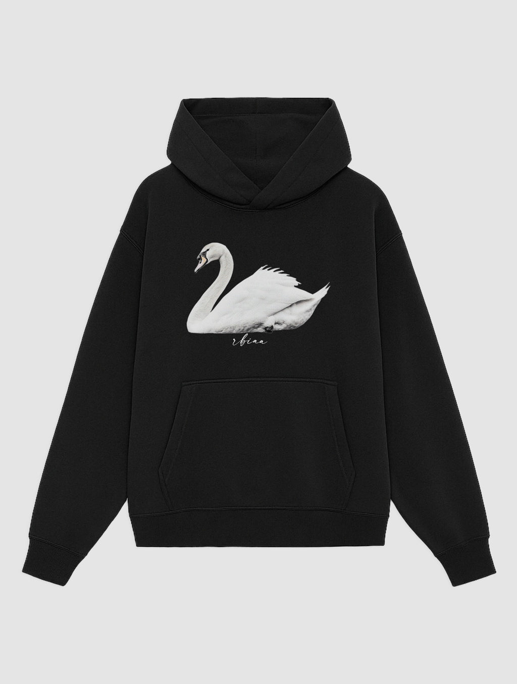 swan song black hoodie
