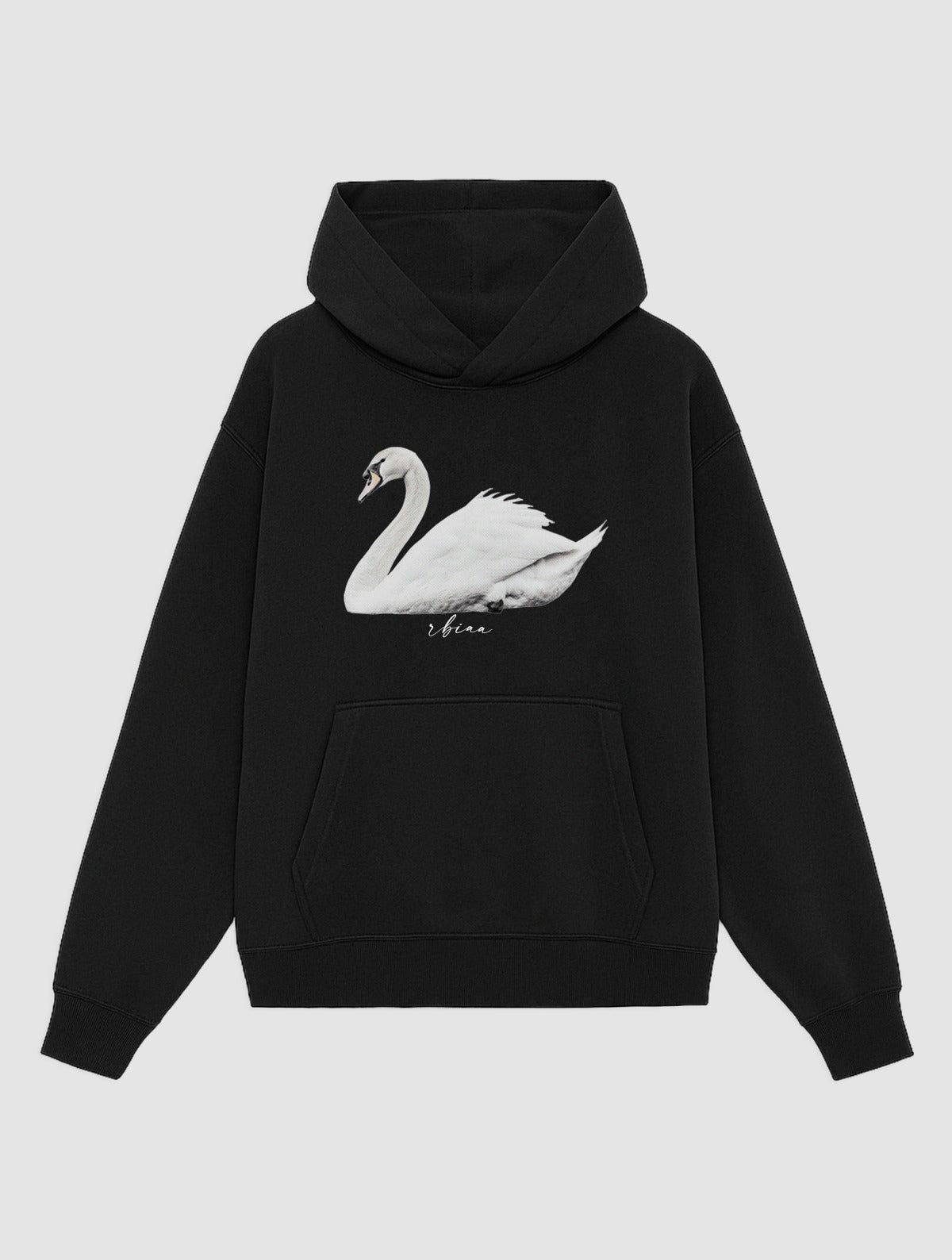 swan song black hoodie
